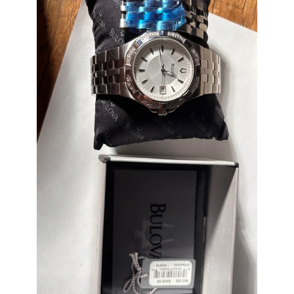 Bulova Men's Classic Diamond Watch 96E106